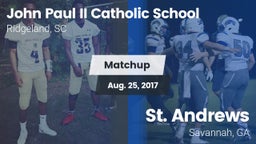 Matchup: John Paul II Catholi vs. St. Andrews  2017