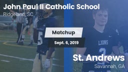 Matchup: John Paul II Catholi vs. St. Andrews  2019