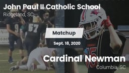 Matchup: John Paul II Catholi vs. Cardinal Newman  2020