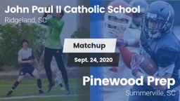 Matchup: John Paul II Catholi vs. Pinewood Prep  2020