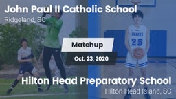 Matchup: John Paul II Catholi vs. Hilton Head Preparatory School 2020
