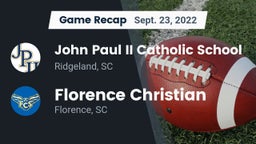 Recap: John Paul II Catholic School vs. Florence Christian  2022