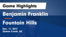 Benjamin Franklin  vs Fountain Hills  Game Highlights - Dec. 11, 2017