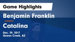 Benjamin Franklin  vs Catalina  Game Highlights - Dec. 29, 2017