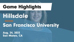 Hillsdale  vs San Francisco University  Game Highlights - Aug. 24, 2023