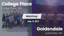 Matchup: College Place High S vs. Goldendale  2017