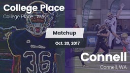 Matchup: College Place High S vs. Connell  2017