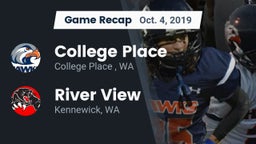 Recap: College Place   vs. River View  2019