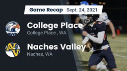 Recap: College Place   vs. Naches Valley  2021