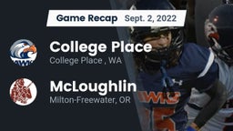 Recap: College Place   vs. McLoughlin  2022