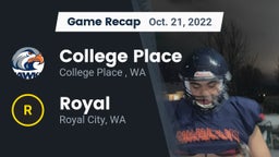 Recap: College Place   vs. Royal  2022