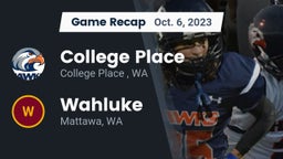 Recap: College Place   vs. Wahluke  2023