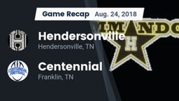 Recap: Hendersonville  vs. Centennial  2018