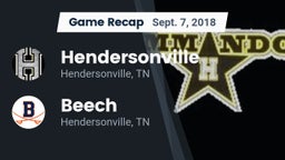 Recap: Hendersonville  vs. Beech  2018