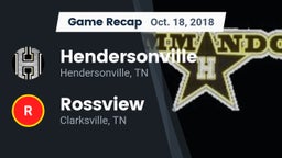 Recap: Hendersonville  vs. Rossview  2018