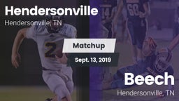 Matchup: Hendersonville High vs. Beech  2019