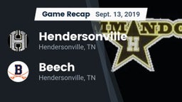 Recap: Hendersonville  vs. Beech  2019