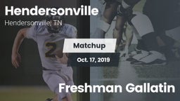 Matchup: Hendersonville High vs. Freshman Gallatin 2019