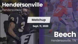 Matchup: Hendersonville High vs. Beech  2020