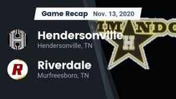 Recap: Hendersonville  vs. Riverdale  2020