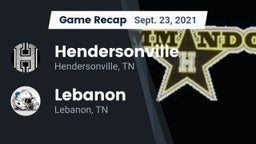 Recap: Hendersonville  vs. Lebanon  2021