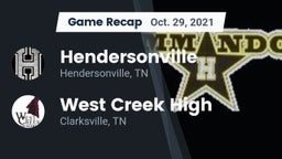 Recap: Hendersonville  vs. West Creek High 2021