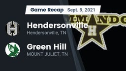 Recap: Hendersonville  vs. Green Hill  2021
