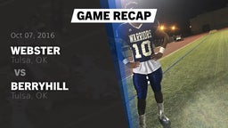 Recap: Webster  vs. Berryhill  2016