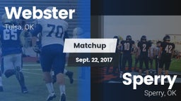 Matchup: Webster  vs. Sperry  2017