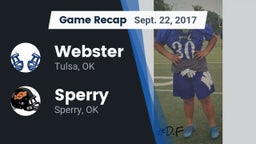 Recap: Webster  vs. Sperry  2017