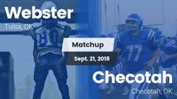 Matchup: Webster  vs. Checotah  2018