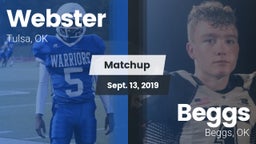 Matchup: Webster  vs. Beggs  2019