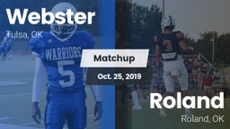 Matchup: Webster  vs. Roland  2019