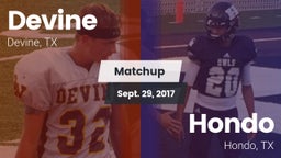 Matchup: Devine  vs. Hondo  2017