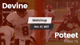 Matchup: Devine  vs. Poteet  2017