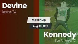 Matchup: Devine  vs. Kennedy  2018