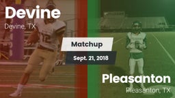 Matchup: Devine  vs. Pleasanton  2018