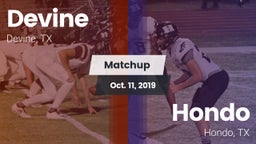 Matchup: Devine  vs. Hondo  2019