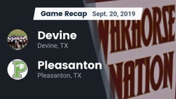 Recap: Devine  vs. Pleasanton  2019