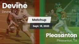 Matchup: Devine  vs. Pleasanton  2020
