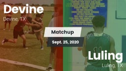 Matchup: Devine  vs. Luling  2020