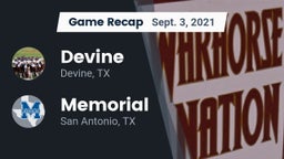 Recap: Devine  vs. Memorial  2021