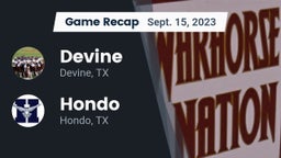 Recap: Devine  vs. Hondo  2023