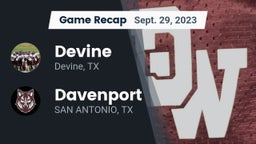 Recap: Devine  vs. Davenport  2023