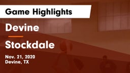 Devine  vs Stockdale  Game Highlights - Nov. 21, 2020