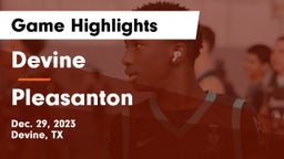 Devine  vs Pleasanton  Game Highlights - Dec. 29, 2023