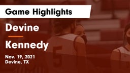 Devine  vs Kennedy  Game Highlights - Nov. 19, 2021