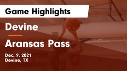 Devine  vs Aransas Pass  Game Highlights - Dec. 9, 2021