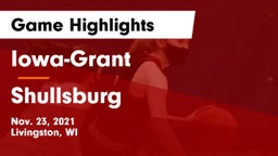 Iowa-Grant  vs Shullsburg  Game Highlights - Nov. 23, 2021