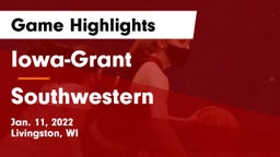 Iowa-Grant  vs Southwestern  Game Highlights - Jan. 11, 2022